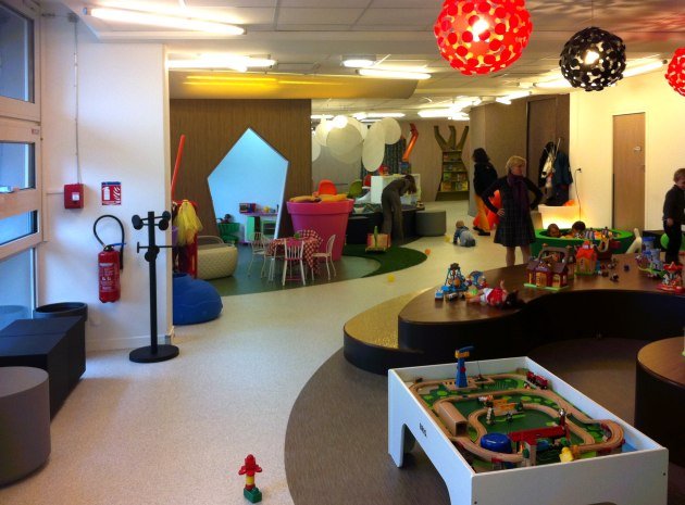 Mobilier ludique dans une crèche