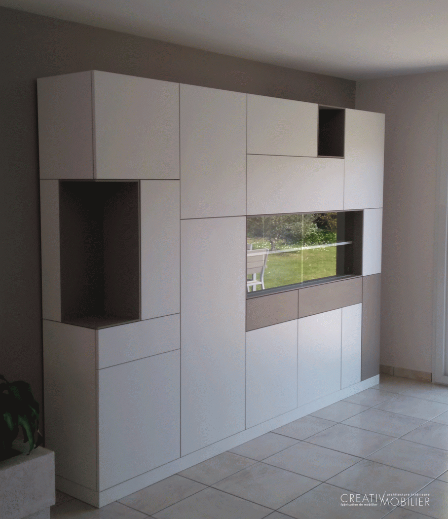 Un meuble vaisselier buffet sur-mesure