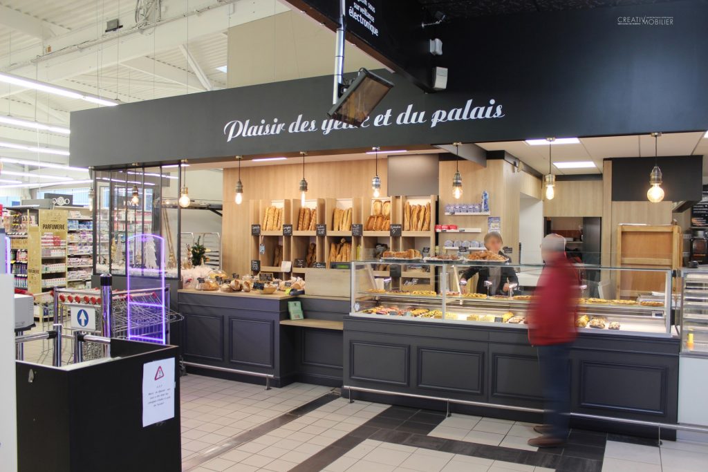Accueil, boulangerie et snack à l’Intermarché La Madeleine – Angers