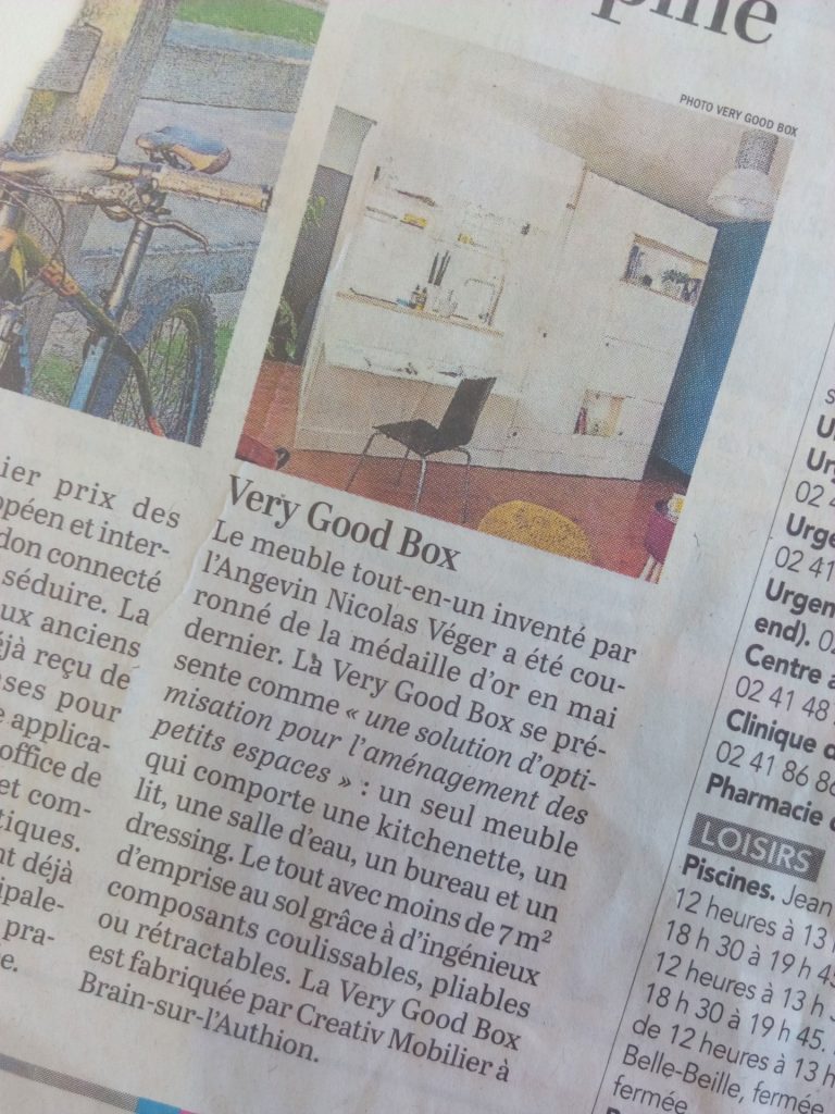 Very Good Box, le meuble tout en un : cuisine, dressing, salle de bains, bureau