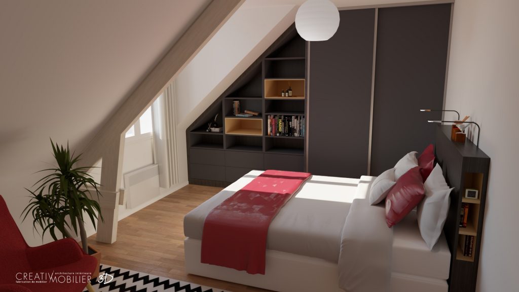 Projets de suites parentales, chambres d’enfants et dressings