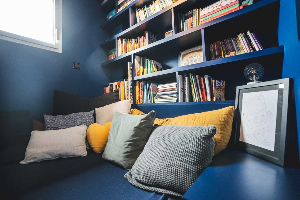 Création d’un coin bibliothèque pour enfant